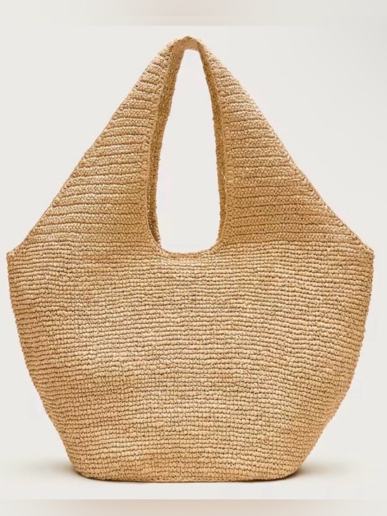 J. Crew Handbags - NWT J Crew Large HandKnotted Straw Tote Bag Natural